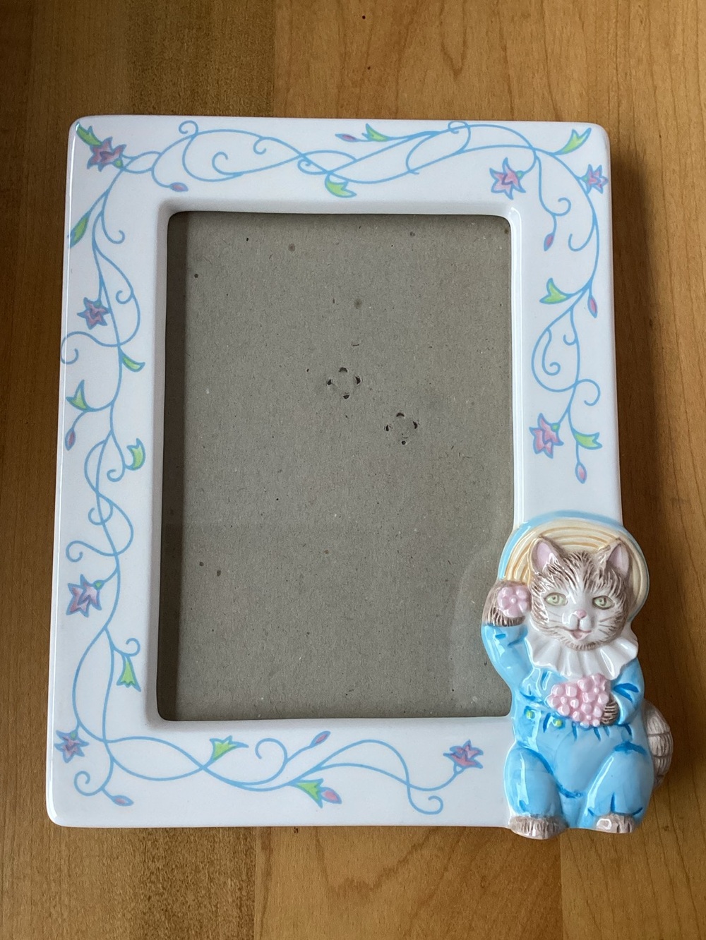Vintage Beatrix Potter Ceramic Picture Frame ~ Circa 1988-89